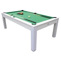 Masquedardos Table De Billard 3 En 1 Blanc Pl4757