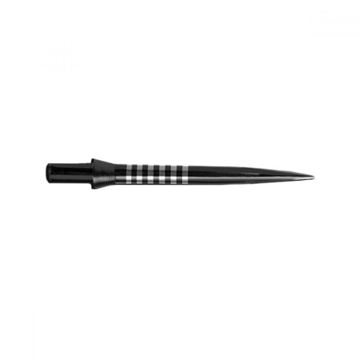 Masquedardos Winmau Free Flo Point Black Re Grooved Tips 8329