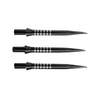 Masquedardos Winmau Free Flo Point Black Re Grooved Tips 8329