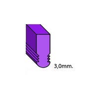 Masquedardos Junquillo Billar Sam Purple 3.0mm 1m