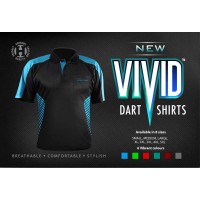 Masquedardos Tričko Harrows Darts Názov: Vivid Aqua Xxl