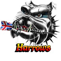 Masquedardos T-shirt Harrows Darts Vivid Aqua XL