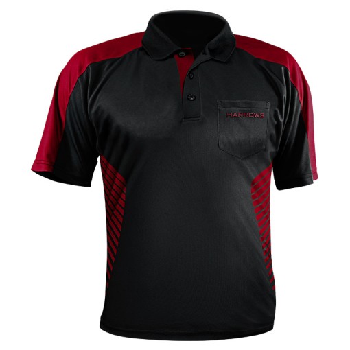 Masquedardos Camiseta Harrows Darts Vivid Deep Red L