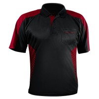 Masquedardos T-shirt Harrows Darts Étiquette : Vivid Deep Red L