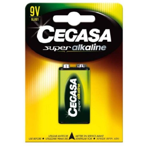 Masquedardos Tömeg Cegasa 6lr61 9v Super alkalin 1 egység. 000145