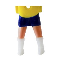 Masquedardos Jugador Futbolines Plastico Pies Separados 16mm  Brasil 1 Unidades