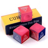 Masquedardos Chalk billiard Cuesoul Red 3 units Csbc003