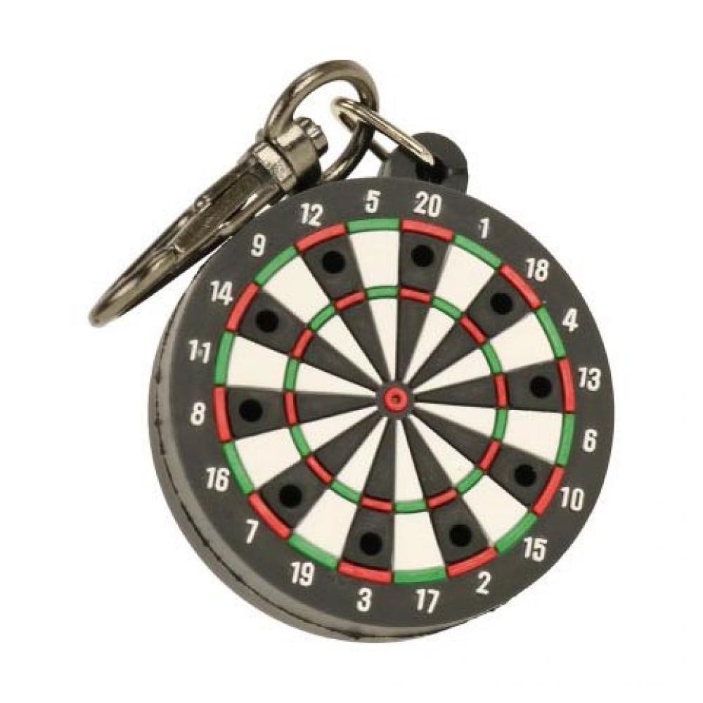 Masquedardos Trinidad Dartboard porta-ponta chaveiro preto 002157