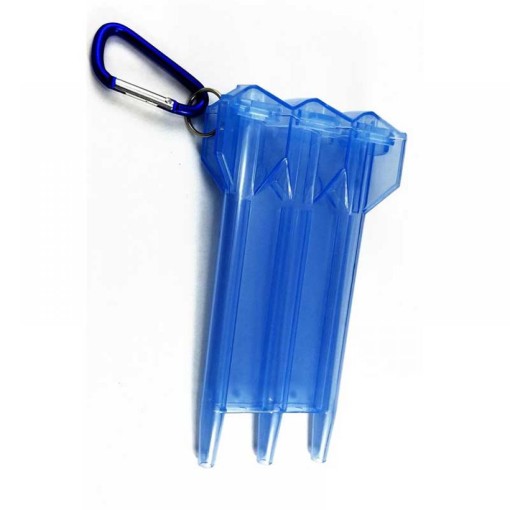 Masquedardos Étui de protection en plastique transparent bleu