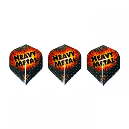 Masquedardos Plumas Flights Bottelsen Estandar Heavy Metal  4118-2