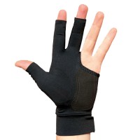 Masquedardos Handschuhe Billar Longoni Schwarz Feuer 2.0 L 12158