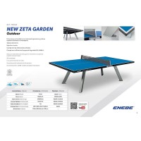 Masquedardos Ping Pong Enebe New Zeta Garden mit Red Metal (Antivandalisch) 715003