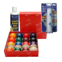 Masquedardos Juego Bolas Aramith Continental+ Kit Limpieza Aramith