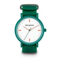 Masquedardos Ceasul  Mr. Boho Sportul verde 40mm 00728807