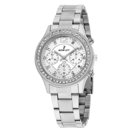 Masquedardos Horloge Nowley Chic Diamond Silver 8-5366-0