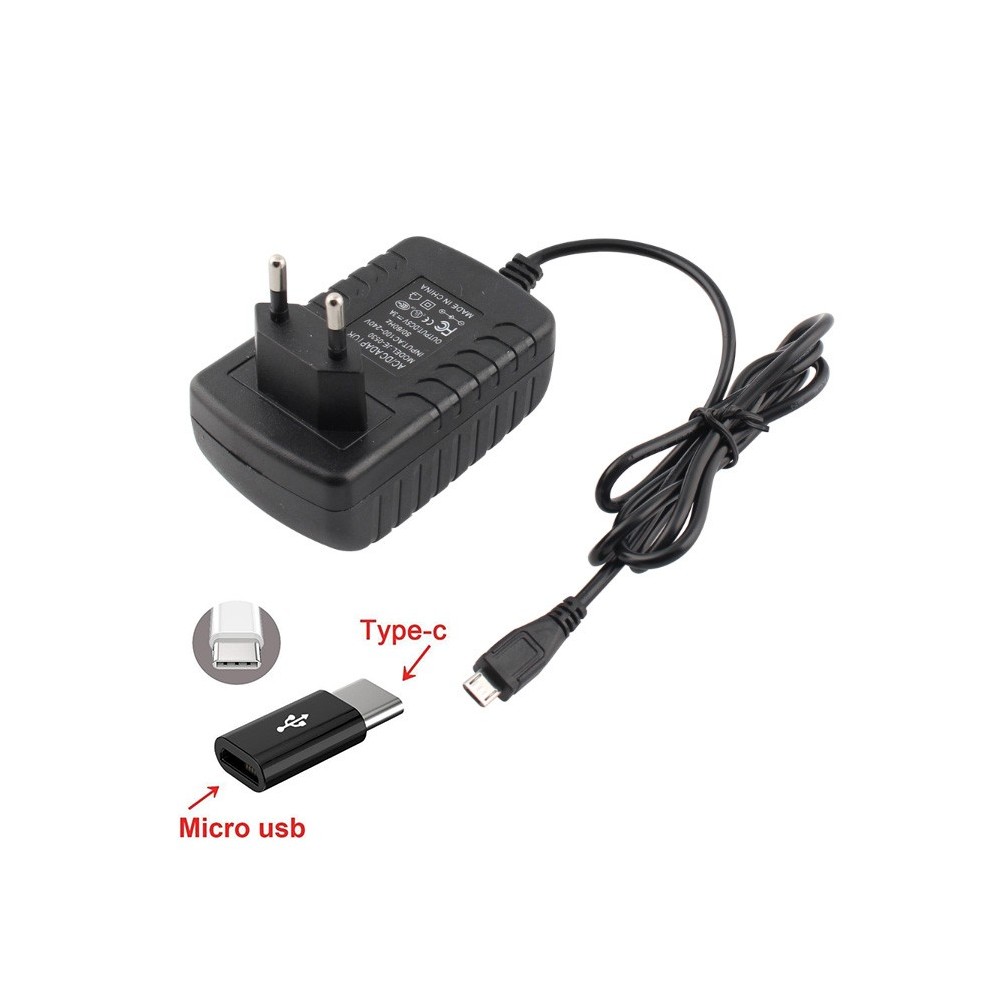 Masquedardos Transformador Dianas Gran Board 5v 3a  Micro B Usb + Adaptador Para Tipo C