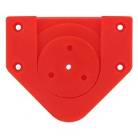 Masquedardos Поддръжка Диана Bulls Darts Rotate Fixing Bracket Червен 67007