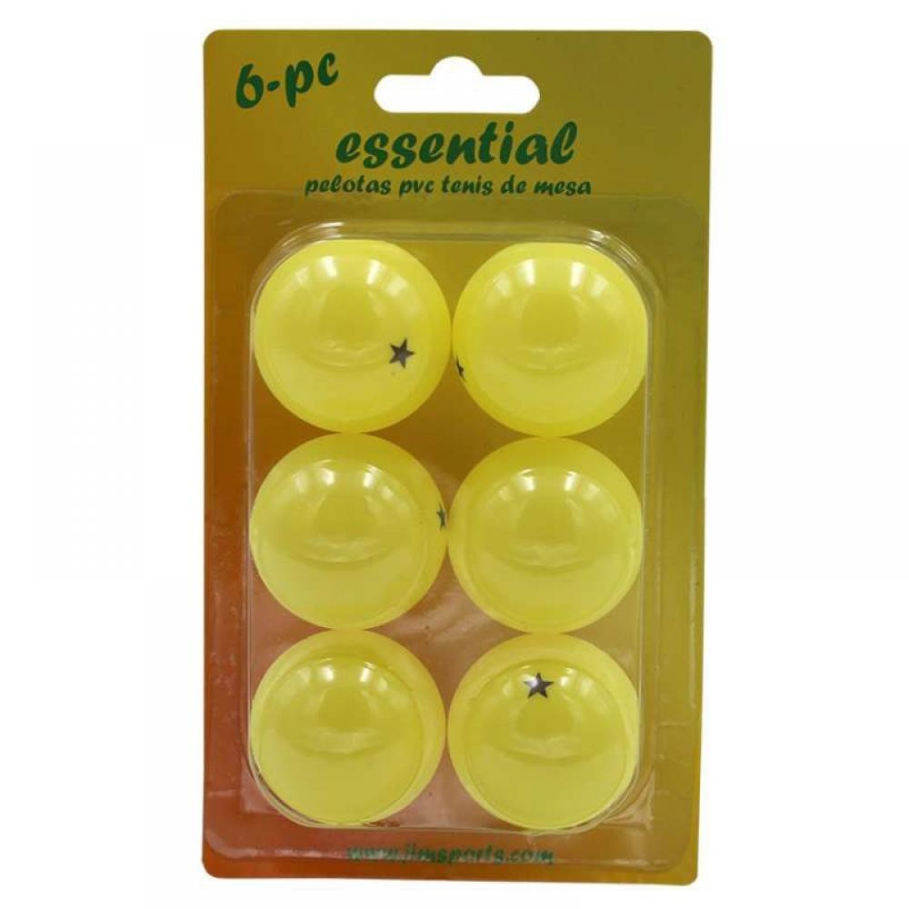 Masquedardos Box 6 Palline Pvc Essential Ping Pong Fluor 24384.019.1