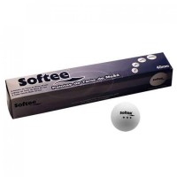 Masquedardos Box 6 Balls Softee Table tennis 40mm white 24160.002.40