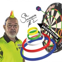 Masquedardos Practice ring snake bite Red Dragon Aros training Darts X0112