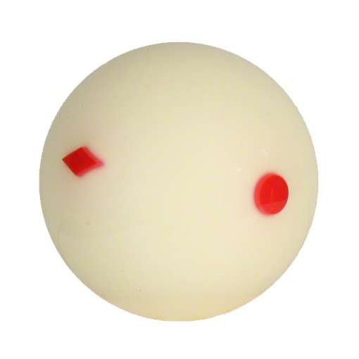 Masquedardos Billiard ball Cyclop Circle Square Red Dots 57.15 Mm 1 Unid.