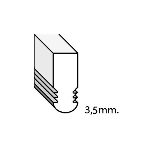 Masquedardos Junquillo Billar Sam Branco 3.5mm 1m 10167