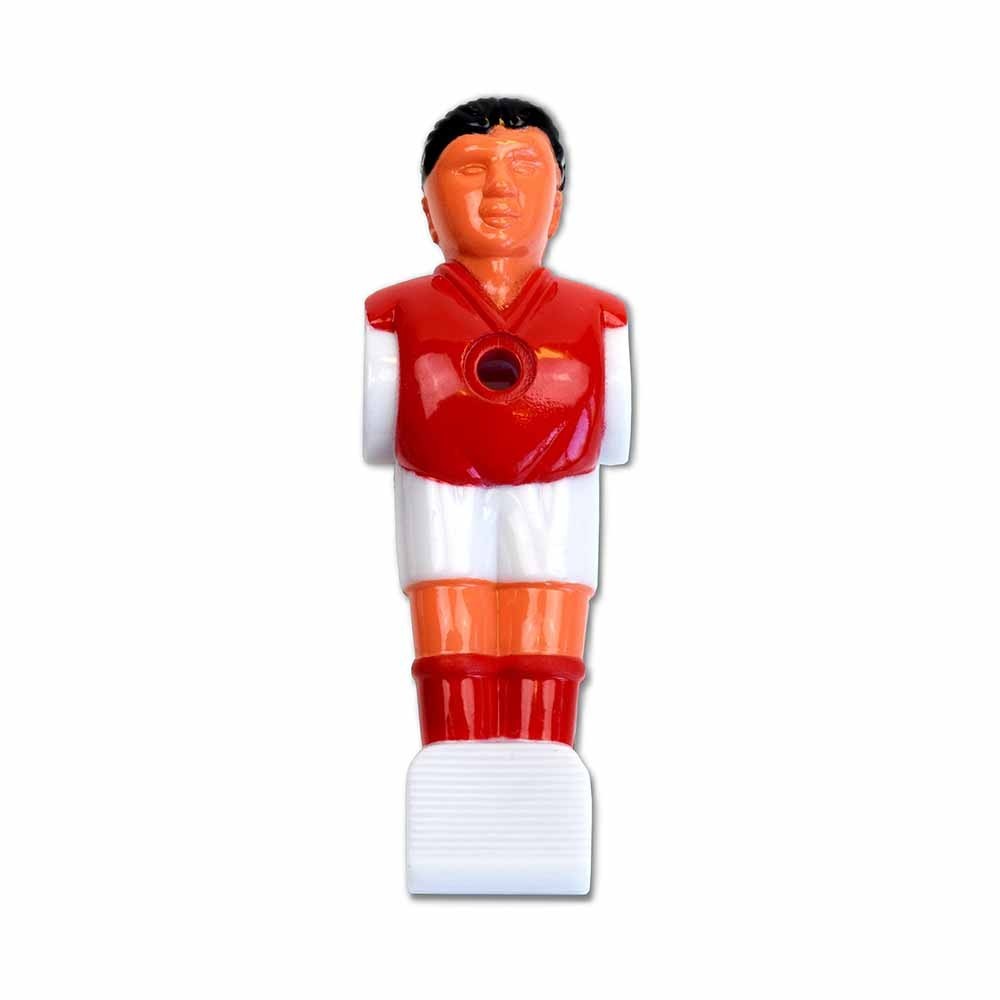 Masquedardos Red White Plastic Foosball Player 13mm 2490.02