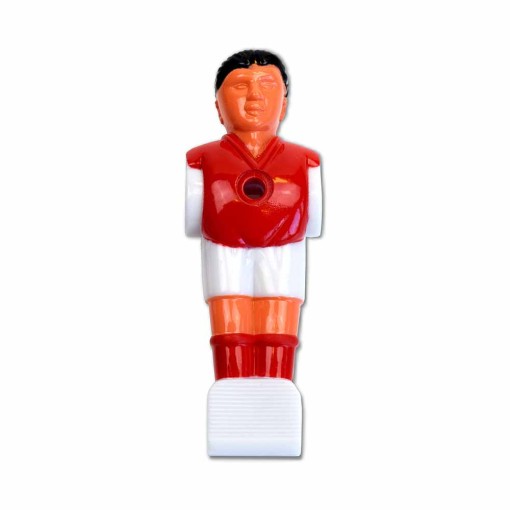 Masquedardos Plastique Joueur de Football Rouge Blanc 13mm 2490.02