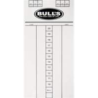 Masquedardos Pizarra Dardos Bulls Darts 30x60cm couleur blanc 67306