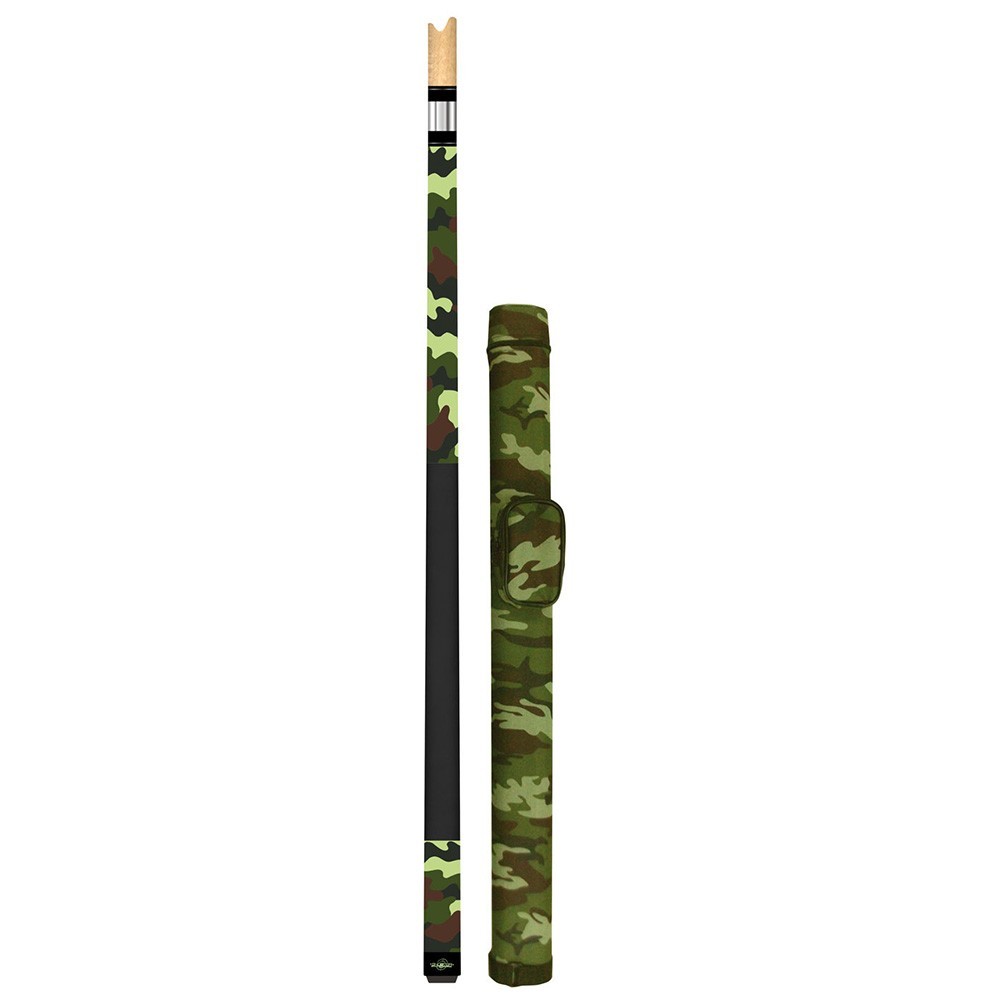 Masquedardos American pool taco Shooter Army green pool cue + tube number 1 19oz 5585.058.19oz