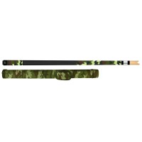 Masquedardos American pool taco Shooter Army green pool cue + tube number 1 19oz 5585.058.19oz