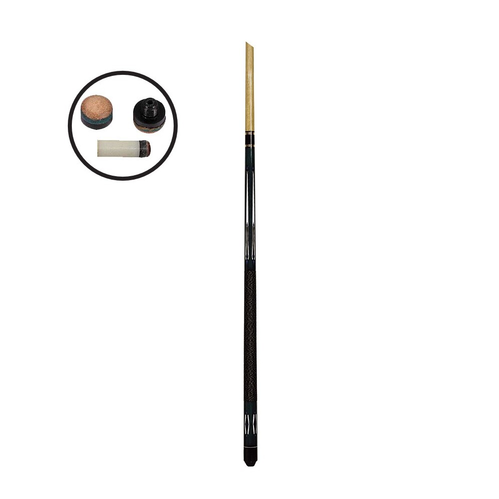 Masquedardos Ramin Billiard Cue 2 Pieces Tycoon Blue 19oz 538g 5542.013.19oz