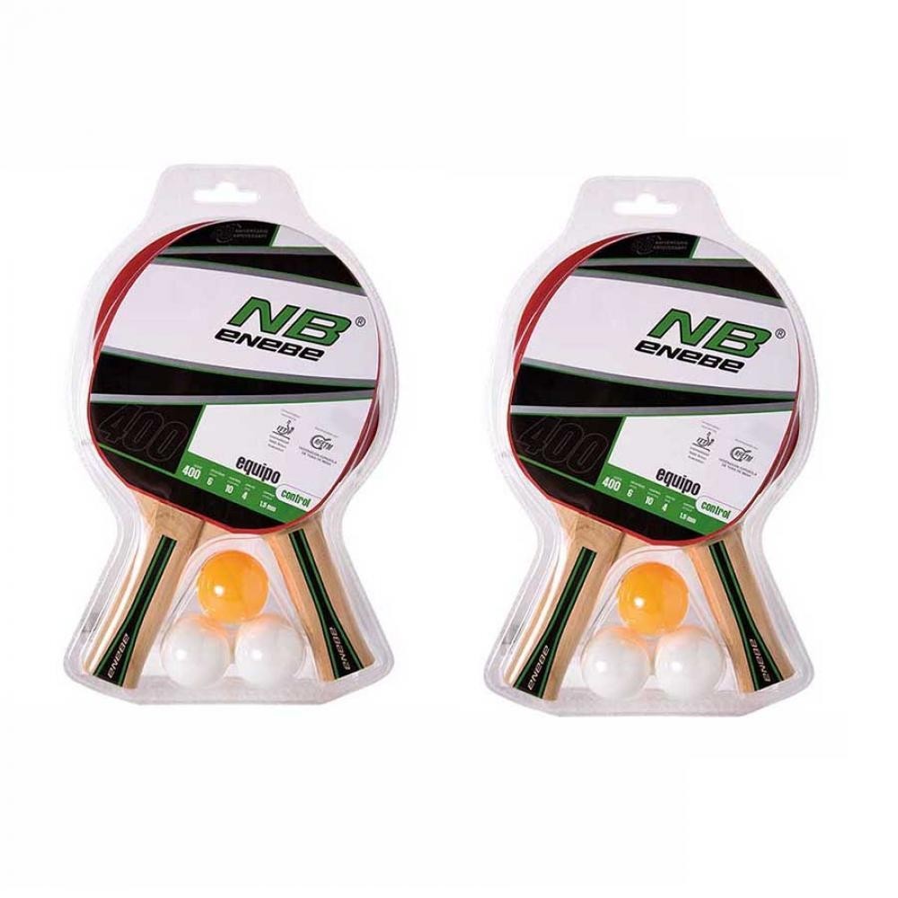 Masquedardos Complete Game Pack Nb Team 400 (4 Paddles + 6 Balls)