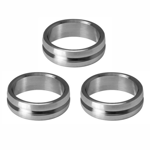 Masquedardos Mission F-lock Titanium Silver Rings 2 Mm M000291