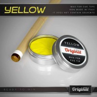 Masquedardos Original Yellow Wax For Tips Céra Lipiatrice Fleet Taco Billar 02307