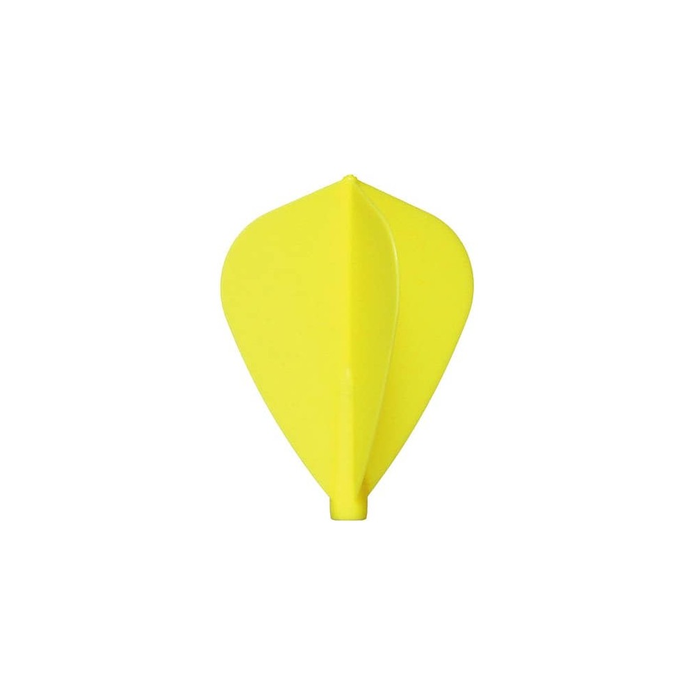 Masquedardos Plumas Fit Flight 6 Unid. Kite Amarillo