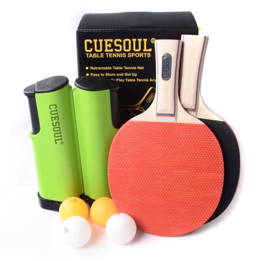 Masquedardos Cuesoul Pack 2 Blades + 3 Balls + Retractable Net Qt.m1101