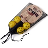 Masquedardos Cuesoul Basswood Pickleball igra s veslom (2 vesla + 4 lopte) Cspb-002