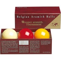 Masquedardos Gioco Ballas Billar Carambola Carom Super Aramith Tournament di Luxe Red Box 61.5 22