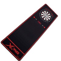 Masquedardos Protector Suelo Dart Mat Xqmax Sports Black Red Dartboard 180  Qd2100021