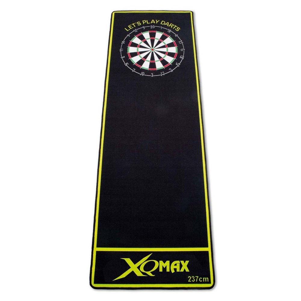 Masquedardos Floor Protector Dart Mat Xqmax Sports Black Green Dartboard 180 Qd2100010