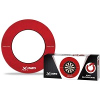 Masquedardos Dartboard Surrounds Puzzle Xqmax Red Qd7300420