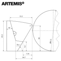 Masquedardos Americké kulečníkové kapely Artemis Intercontinental K79 3 metry 7087