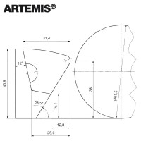 Masquedardos Američki bilijar Artemis Interkontinental K37 3 metara 7138