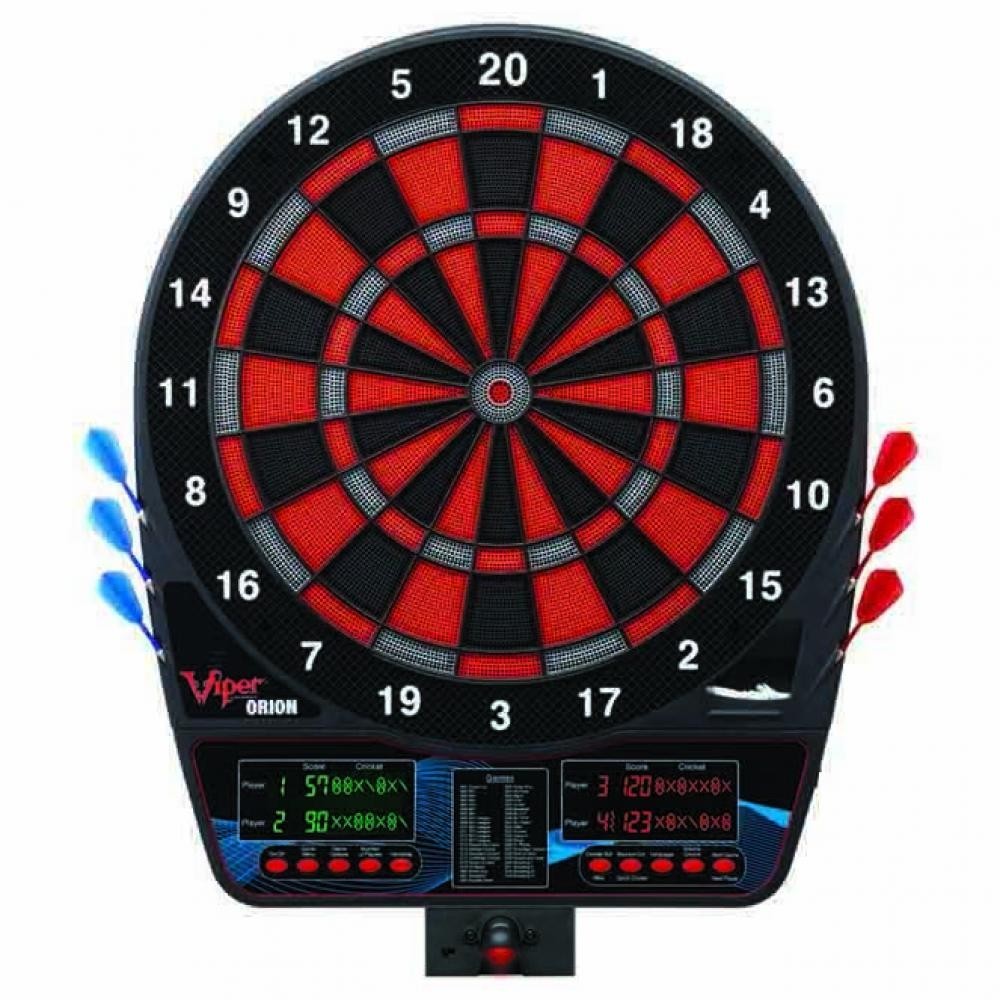 Masquedardos Pack Diana Electronica Viper Orion Electronic Dartboard + Led Line Viper