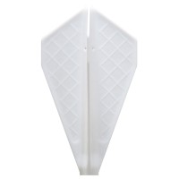 Masquedardos Feathers Cosmo Darts Flights Flight Pro V-1 white