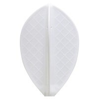 Masquedardos Plume Cosmo Darts Flüge Flight Pro D-2 White