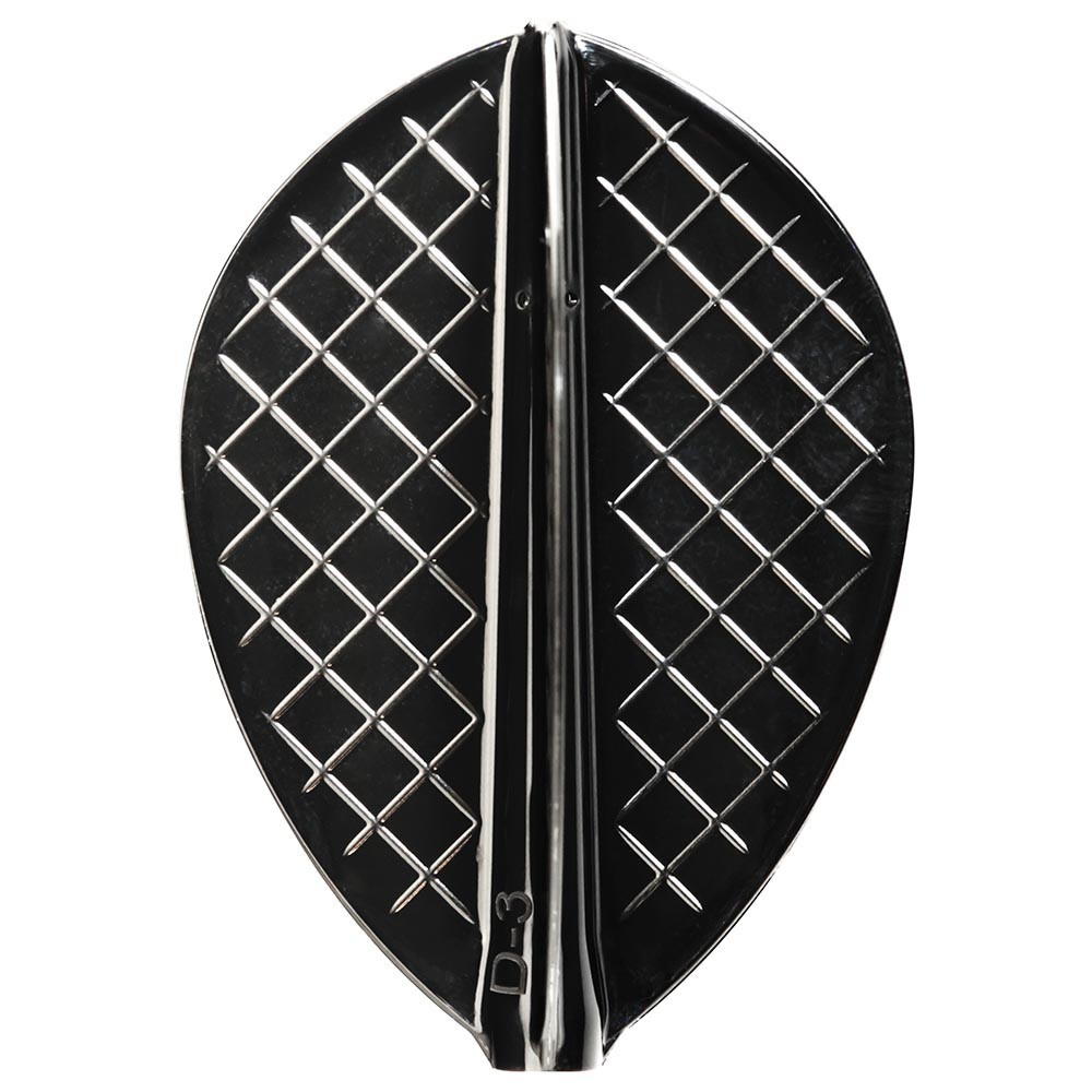 Masquedardos Plumas Cosmo Darts Flights Flight Pro D-3 Black