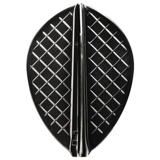 Masquedardos Feathers Cosmo Darts Flights Flight Pro D-3 and Black