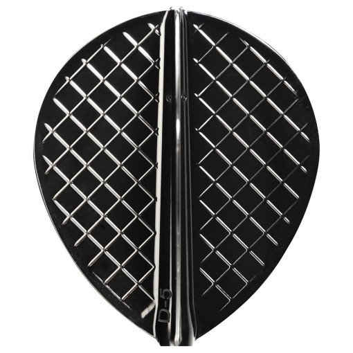 Masquedardos Feathers Cosmo Darts Flights Flight Pro D-5 and Black